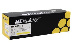 Картридж Hi-Black (HB-075H Y) Canon Color imageCLASS LBP646Cdw/LB647Cdw/MF662, Y, 2,5K Картридж Hi-Black (HB-075H Y) Canon Color imageCLASS LBP646Cdw/LB647Cdw/MF662, Y, 2,5K