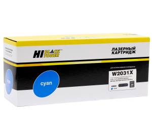 Картридж Hi-Black (HB-W2031X) для HP Color LaserJet Pro M454dn/M479dw, №415X, C, 6K б/ч Картридж Hi-Black (HB-W2031X) для HP Color LaserJet Pro M454dn/M479dw, №415X, C, 6K б/ч