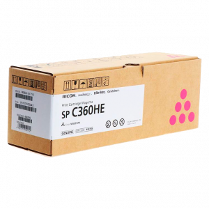 Принт-картридж малиновый, тип SP C360HE (5K) Ricoh 408186 Принт-картридж малиновый, тип SP C360HE (5K) Ricoh 408186