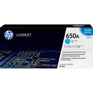 Тонер-картридж HP 650A Cyan Color LaserJet Print Cartridge (CE271A) Тонер-картридж HP 650A Cyan Color LaserJet Print Cartridge (CE271A)