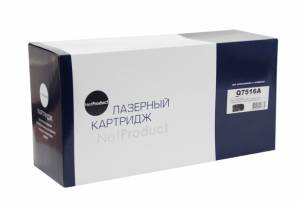 Картридж NetProduct (N-Q7516A) для HP LJ 5200, 12K Картридж NetProduct (N-Q7516A) для HP LJ 5200, 12K